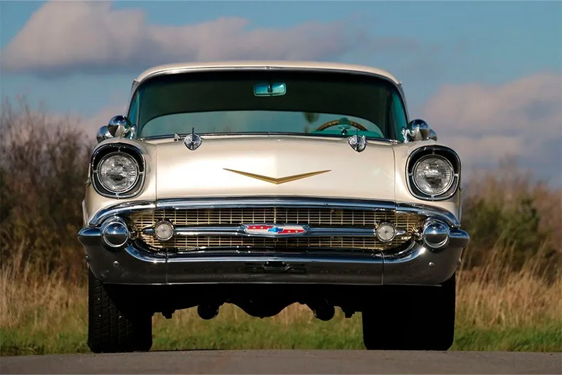 1957 Chevrolet Bel Air White