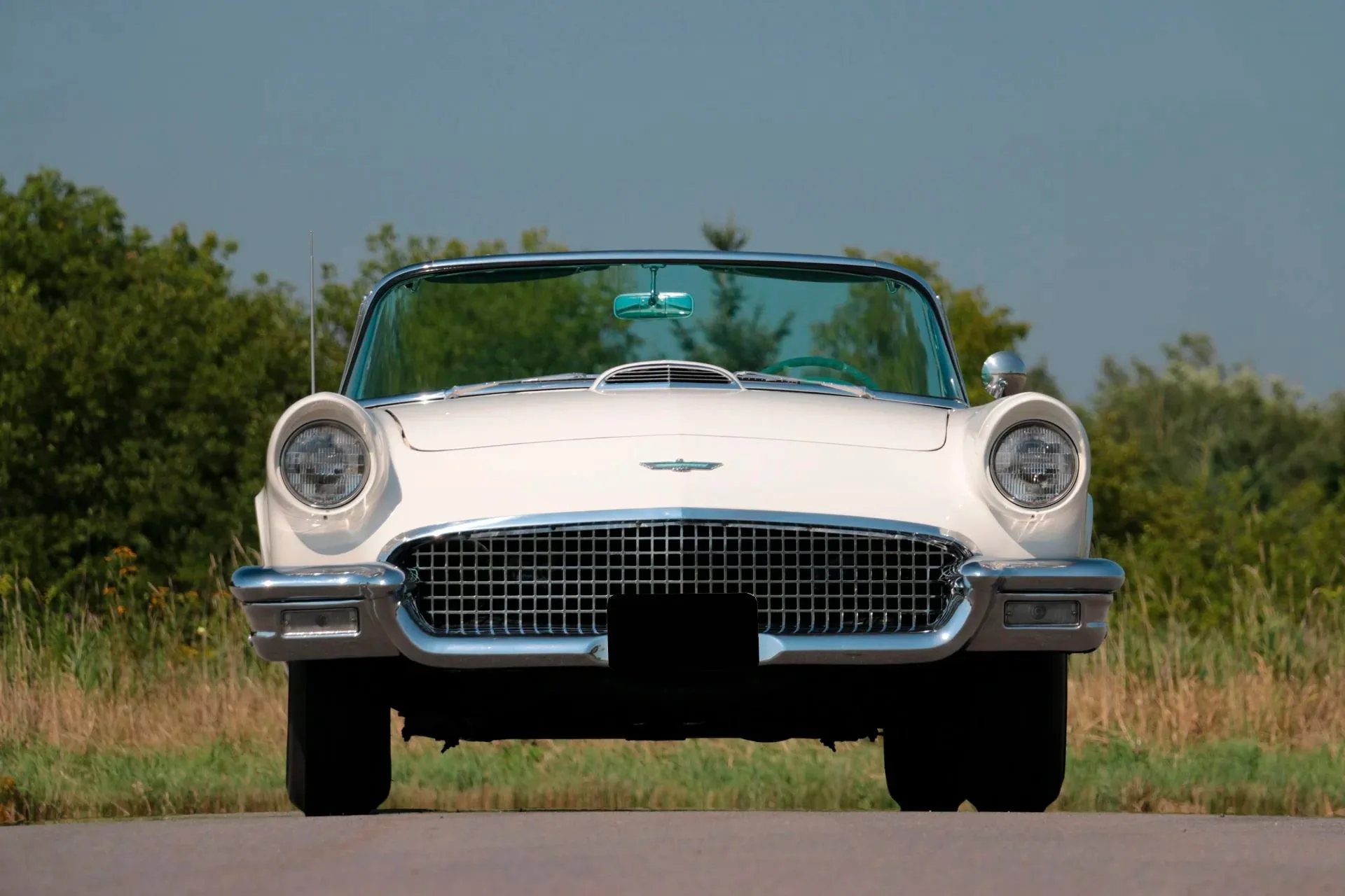 1957 Ford Thunderbird White